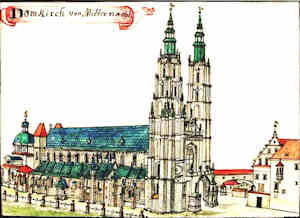 Domkirch von Mitternacht - Katedra, widok od północy